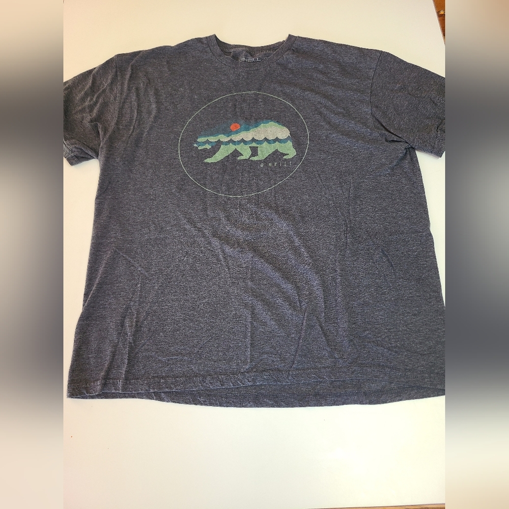 O'Neill Men's Heather Gray Graphic T-shirt